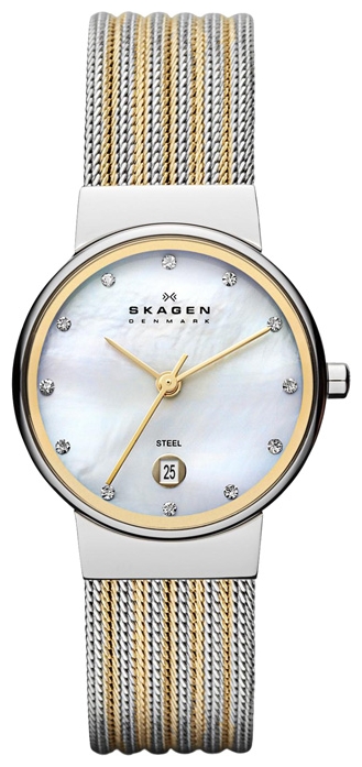 Wrist watch Skagen 355SSGS for women - 1 image, photo, picture