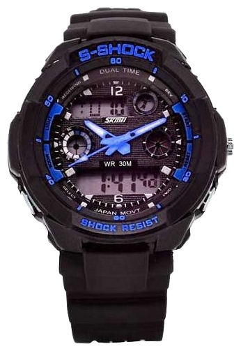 Wrist watch SKMEI 0931 (blue) for men - 1 photo, image, picture