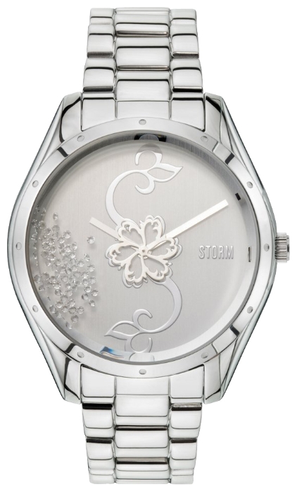Wrist watch STORM Crystelli silver for women - 1 photo, image, picture