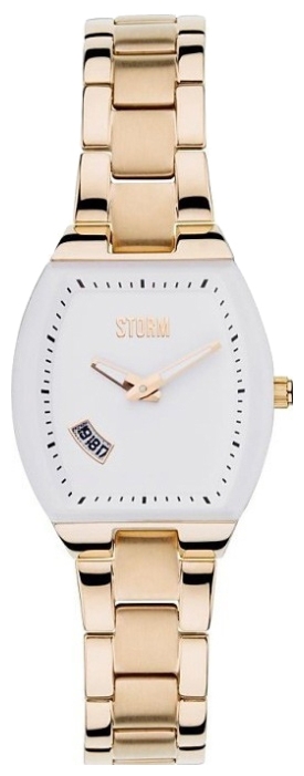 Wrist watch STORM Mini exel gold white for women - 1 photo, picture, image