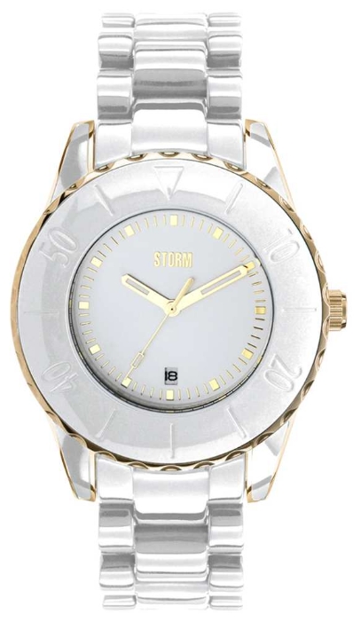Wrist watch STORM New vestine gold white for women - 1 image, photo, picture