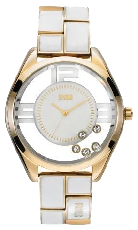 Wrist watch STORM Pizaz gold white for women - 1 photo, picture, image