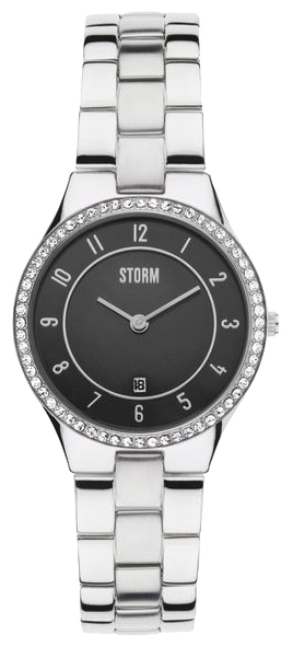 Wrist watch STORM Slim X Crystal black for women - 1 picture, photo, image