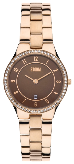 Wrist watch STORM Slim X Crystal rose gold for women - 1 photo, image, picture
