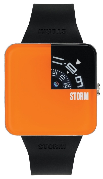 Wrist watch STORM Squarex orange for men - 1 picture, photo, image