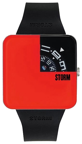 Wrist watch STORM Squarex red for men - 1 image, photo, picture
