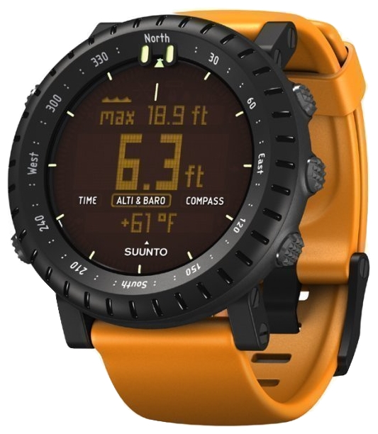 Wrist watch Suunto Core Black Orange for men - 1 image, photo, picture