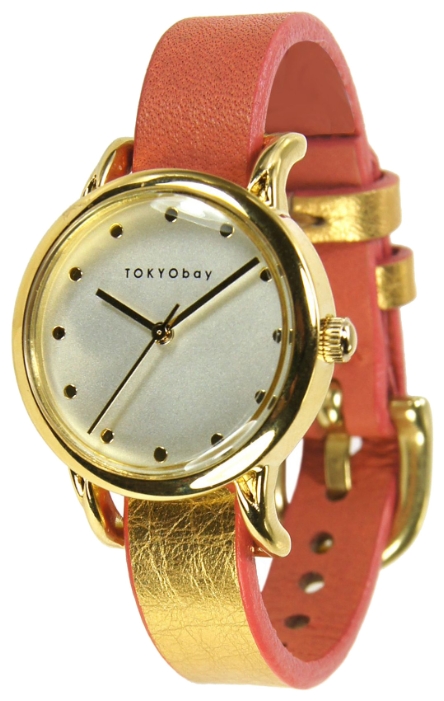 Wrist watch TOKYObay Lily Coral/Gold for women - 1 picture, photo, image