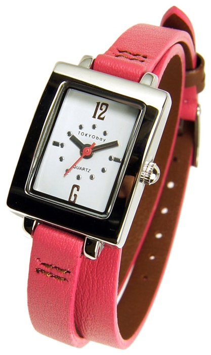 Wrist watch TOKYObay Neo Pink/Brown for women - 1 picture, image, photo