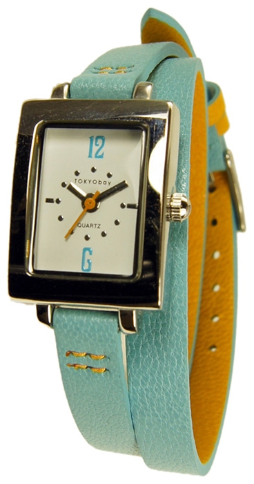 Wrist watch TOKYObay Neo Turquoise/Yellow for women - 1 photo, image, picture