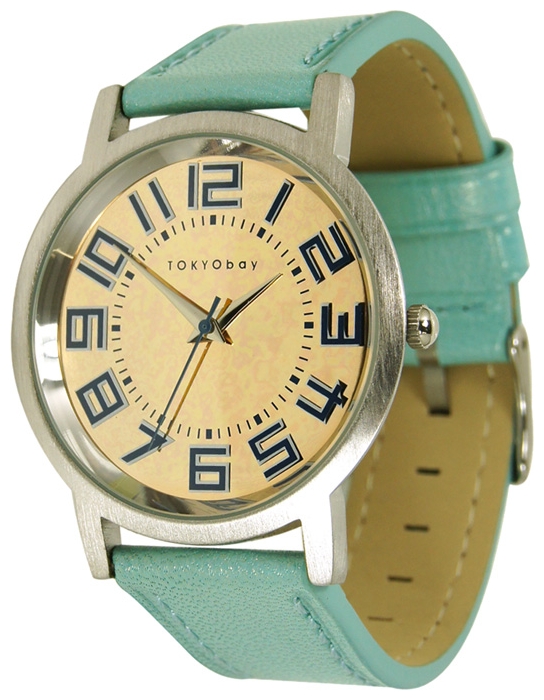 Wrist watch TOKYObay Pearl Track Large Blue for unisex - 1 image, photo, picture