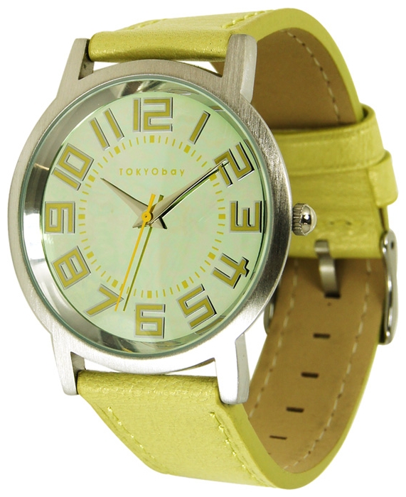 Wrist watch TOKYObay Pearl Track Large Yellow for unisex - 1 photo, picture, image