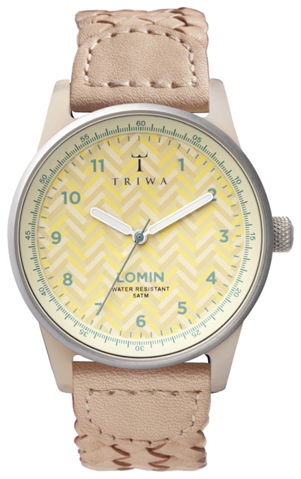 Wrist watch TRIWA Beige Chevron Lomin for unisex - 1 photo, picture, image