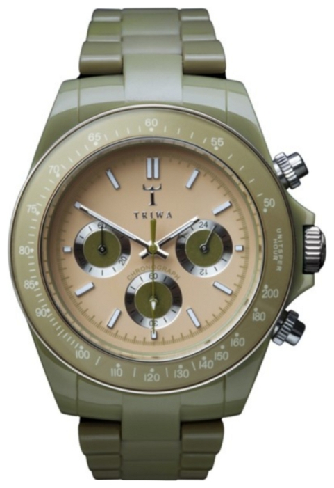 TRIWA Khaki Chrono wrist watches for men - 1 image, picture, photo