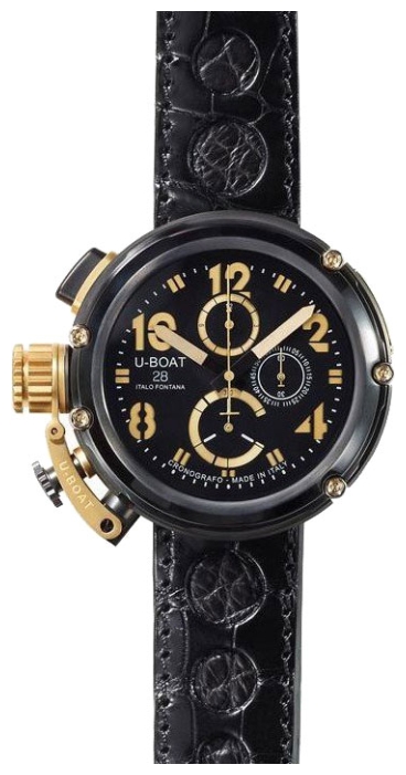 U-BOAT 18 K gold U-51 CRONO GOLD ARROW wrist watches for men - 1 image, picture, photo
