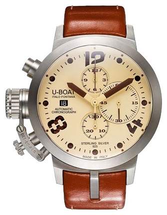 Wrist watch U-BOAT 925 BEIGE for men - 1 photo, image, picture
