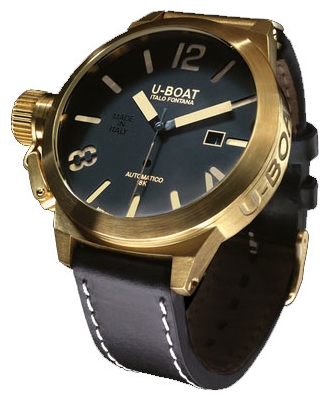 U-BOAT CLASSICO GOLD 45 A 18K / 18K Y wrist watches for men - 2 image, picture, photo