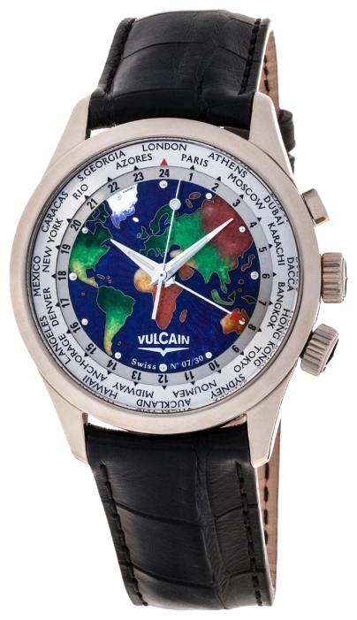 Wrist watch Vulcain 100308.128L/BK for men - 1 photo, image, picture
