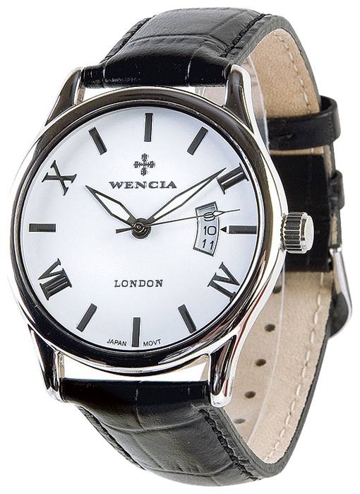 Wrist watch Wencia W002 White for men - 1 photo, picture, image